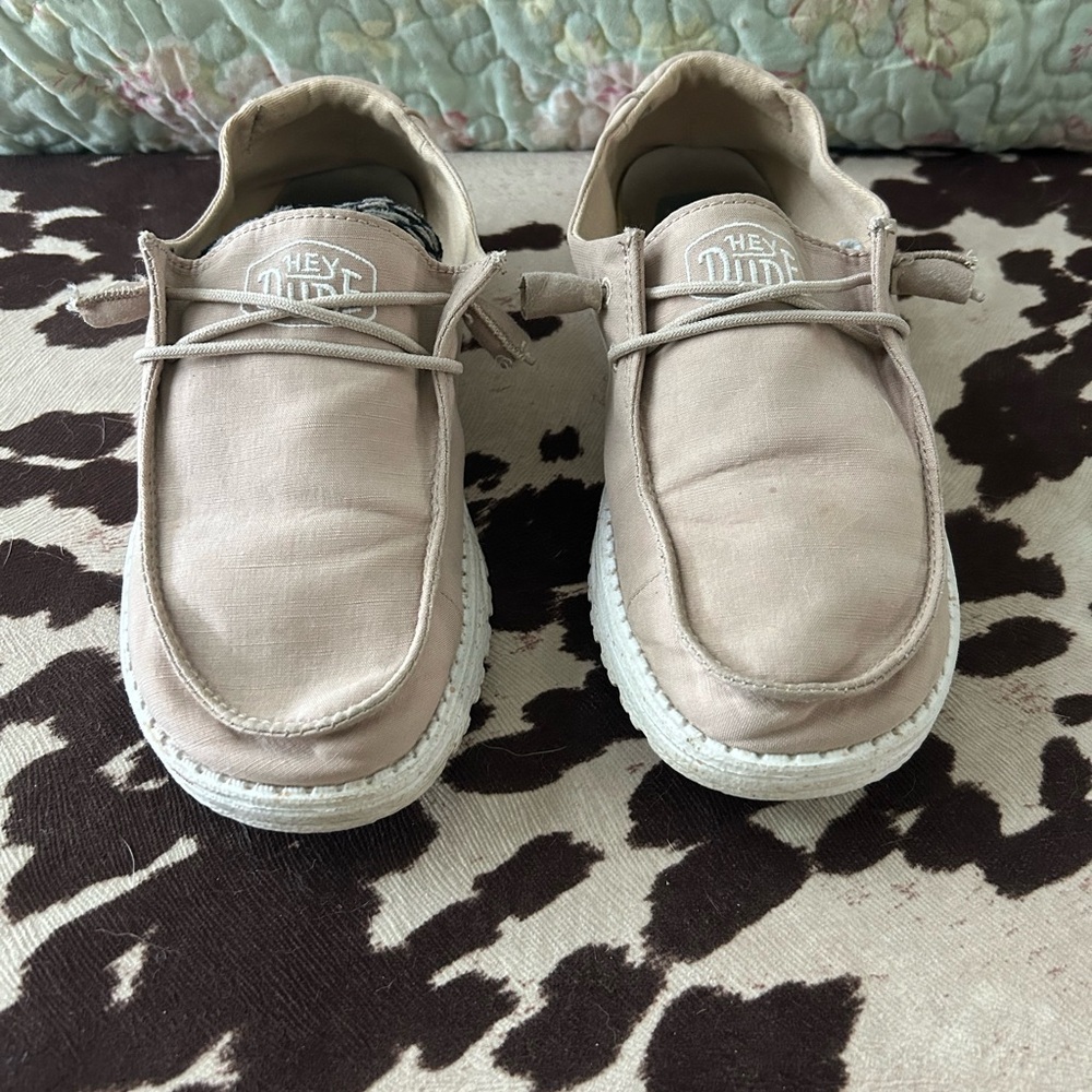 Hey Dude Kids' Cream Sneakers
